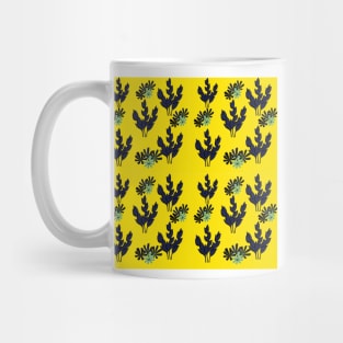 Yellow floral Mug